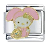 Animal Cat Hello Kitty Bunny Licensed Italian Charms Bracelet Link