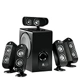 Logitech X 530 - PC multimedia home theater speaker system - 70 Watt (total)