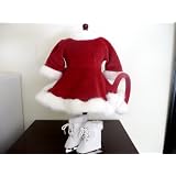 America Girl Locker - RED ICE SKATING DRESS w/SKATES!!!!