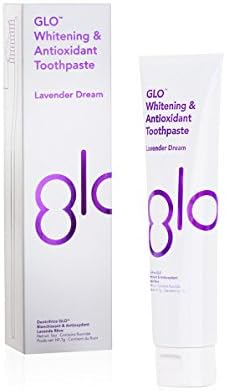 GLO Science Whitening Antioxidant Toothpaste, Lavender Dream, 5 Ounce