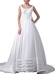 Taffeta Ruched  Dress with a Semi-Cathedral Train 