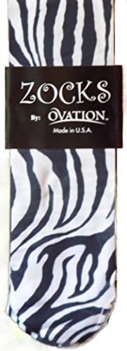 Zocks by Ovation - Collection #1: Animal Stripes I - Flow Zebra