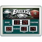 Philadelphia Eagles Clock - 14"x19" Scoreboard