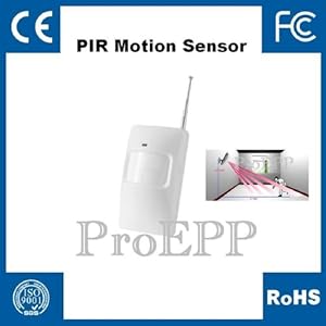 Wireless PIR Motion Sensor for Security Alarm Security System, 315/433MHz