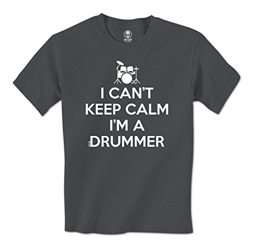 I Can't Keep Calm I'm A Drummer- Swift PIgeon Apparel Mens T-Shirt