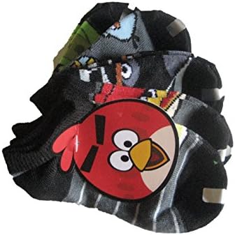 Angry Birds No Show Socks Size 4-6
