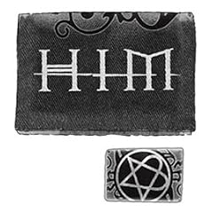 HIM - Trifold Charcoal Canvas Geldb�rse