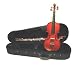 Crystalcello MA350 Boxwood 16.5 Inch Viola with Case + Bow + Accessories - Natural Color