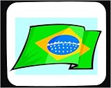 Mouse Pad with International, Brazilian, Brazil