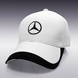 Mercedes-Benz Black & White Men's Twill Cap