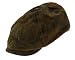 Stetson McCook Distressed Leather Newsboy Cap Extra Large Brown