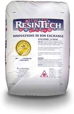 ResinTech Fine Mesh Size Softening Resin Softening/Iron Removal (Na or H Form) 8% Crosslink 1.0 cul. ft.