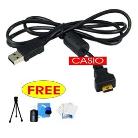 CASIO USB CABLE FOR CASIO Exilim EX-S600, EX-S770, EX-S800, EX-S880, EX-Z6, EX-Z7, EX-Z60, EX-Z70, EX-Z500, EX-Z600, EX-Z700, EX-Z850, EX-Z1000 Digital Camera