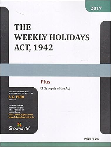 The Weekly Holidays Act, 1942 