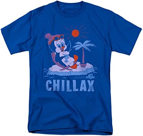 Chilly Willy Men's Chillax T-shirt XX-Large Blue