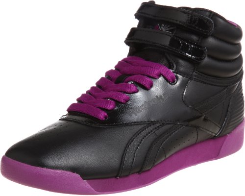 Reebok Women's F/S Hi R12 Shoe,Black/Auberigine/Steel,7 M US