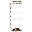 It's time to get my Basset going... Magnetic Notepad