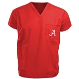 Alabama Crimson Tide Crimson Single Logo Scrub Top