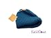 Royal Blue Holey Hat PONYTAIL Girls Womens Winter Beanie Long Hair