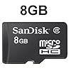 *8GB*SanDisk Original Speicherkarte Micro SDHC 8GB f�r Samsung : B2100, I900 Omnia ,SGH F480, F400, G810, S3030, Pro, inkl. SD Card Adapter + Minicase