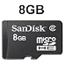 *8GB* SanDisk Original Speicherkarte Micro SDHC 8GB f�r Samsung Wave S8500, S7230 Wave, 723 Wave, S5250 Wave, 525 Wave, GT S8530 Wave II, Samsung 550 Galaxy / Samsung I5500 Galaxy inkl. SD Card Adapter + Minicase