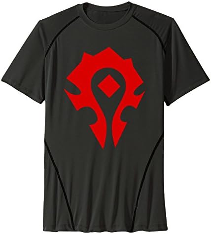MFET Men's World Of Warcraft Game Logo Athletic T-shirt M Black