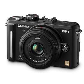 Panasonic Lumix GF1 12.1MP Digital System Camera 20mm Lens Kit - Black