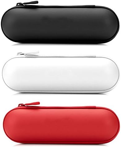 Portable Zipper Hard Case Cover Bag Pouch Shell for Beats by Dr.dre Pill Speaker Color White