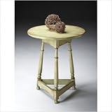 IMAGE OF Butler Round Accent Table Light Sage - 6000114