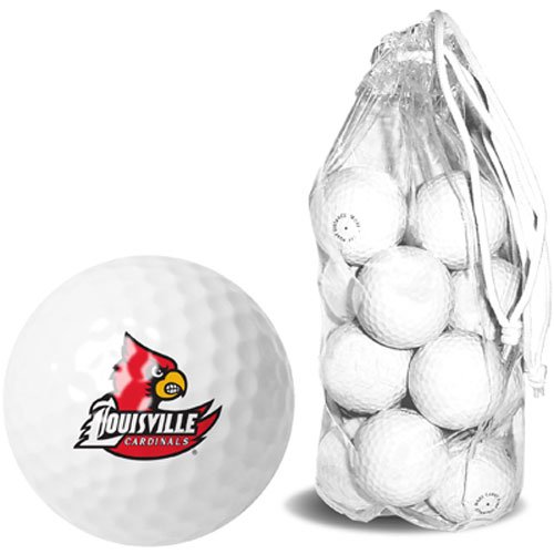 Louisville Cardinals Ncaa 15 Golf Ball Clear Pack