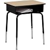 Flash Furniture FD-DESK-GG Student Desk with Open Front Metal Book Box