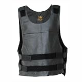 Bullet Proof Style Motorcycle Leather Vest MV111