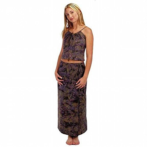 Old Glory - Womens Leaf Skirt Small Purple