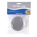 Kitchen Craft Loose-Bottom Tart Tins 10cm- set of six