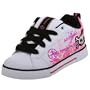 Heelys Unisex Sheer Skate Shoe,White/Pink/Black/Silver,7 M (8 M Women's)