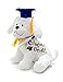 YMCtoys - Graduation Autograph Stuffed Dog, Words : Congrats Grad! (10.5 Inch)