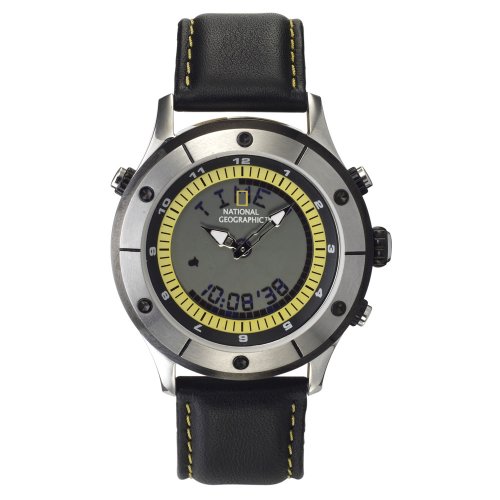 National Geographic Men's NG751GKSK TimeTrekker Ana-Digi Chronograph Tachymeter Watch