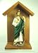San Judas Tadeo - Saint Jude Thaddeus Statue 5 Inches with Altar Patron Saint Hopeless Causes