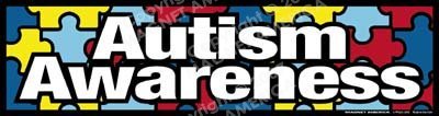 Autism Awareness Bumper Strip Magnet