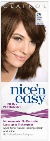 Clairol Nice'n Easy By Loving Care Non Permanent Hair Colour - 75 Light Ash Brown by Procter & Gamble
