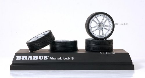 【Amazonの商品情報へ】【ホットワークス】BRABUS　WHEELS（ブラバス　ホイール）モノブロック S　１/１８スケール用　　SBC32