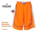  : Spalding Basketball Play-off Short Men, orange/weiss