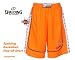 Sports : Spalding Basketball Play-off Short Men, orange/weiss