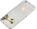 iPhone6S Plus Mirror case, Thin Luxury Hybrid Glitter Bling Soft TPU Shiny with Mirror Cover Case for Apple iPhone 6 Plus and iphone6S Plus(5.5 inch)(silver)