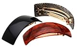France Luxe Rectangle Volume Barrette - Classic
