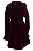CSDttT Velvet Wine Waterfall - Red Burgundy Victorian Gothic Ruffle High-Low Jacket