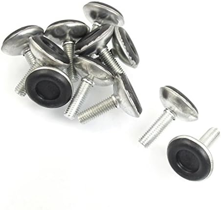 Jiewei Screw On Type Furniture Glide Leveling Foot Adjuster 8x25x40mm 20pcs