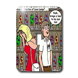 Londons Times Funny Relationships Cartoons - Nerd Dating and Lava Lamps - Light Switch Covers - single toggle switch