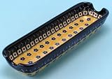 Polish Pottery Corn Dish 1 1/2 H x 2 3/4 W x 8 1/2 L