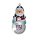 NFL New York Giants Snow Globe Ornament, Silver, 1.5